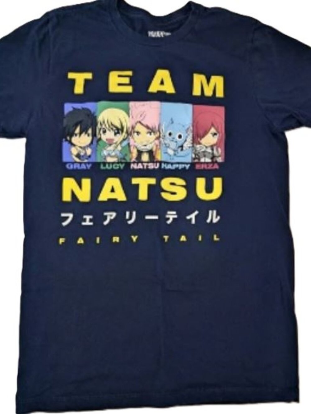 2018 Fairy Tail Anime Final Season Fan Shirt - Team Natsu  Size Medium